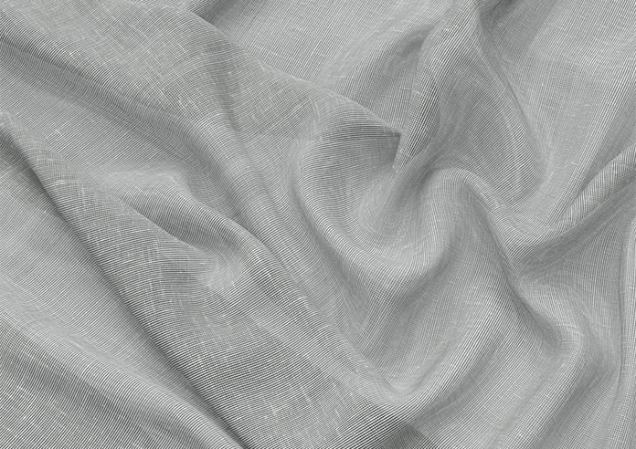 Taranto Voile, Mountain Grey - Motorised Roman Blind - Image 4